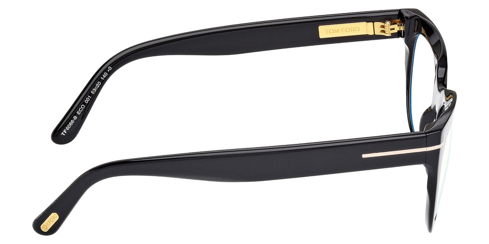 Tom Ford FT6066-B 001 53 - Shiny Black / Blue Filter #id:ft6066b001_s:100130