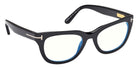 Tom Ford FT6066-B 001 53 - Shiny Black / Blue Filter #id:ft6066b001_s:100135