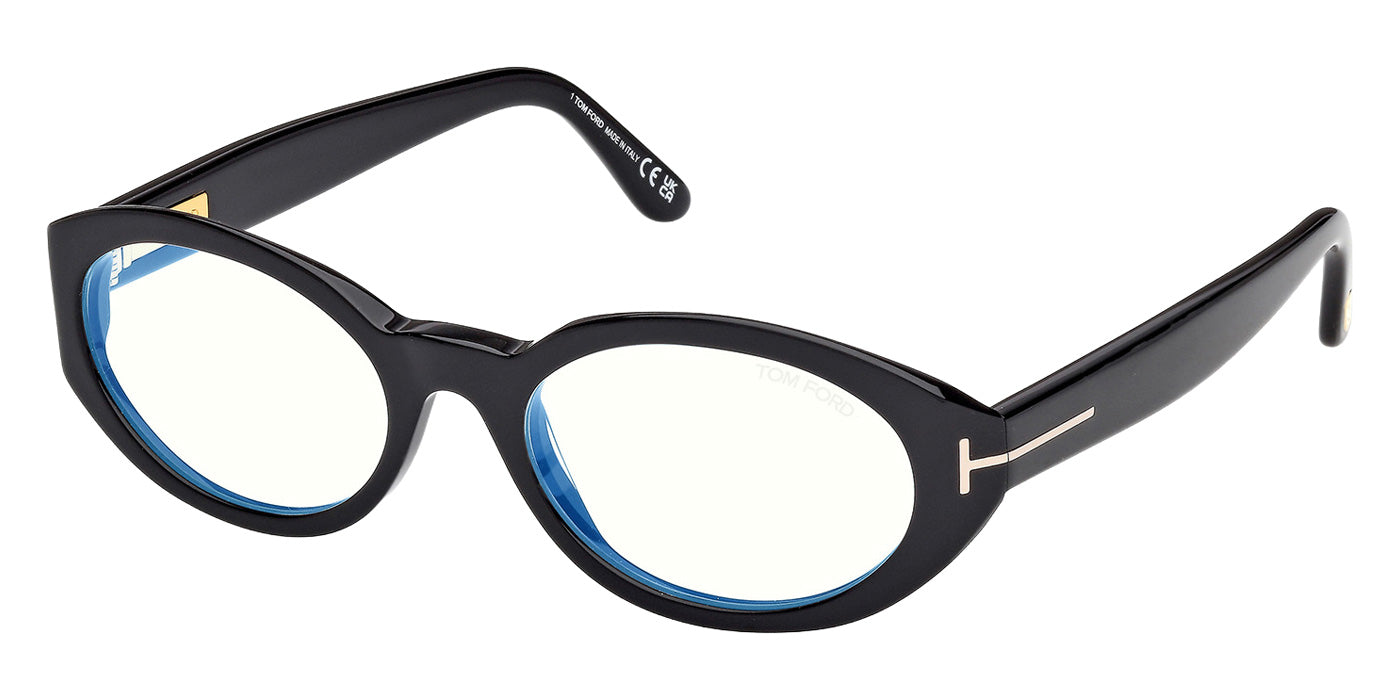 Tom Ford FT6067-B 001 54 - Shiny Black / Blue Filter #id:ft6067b001_s:100105