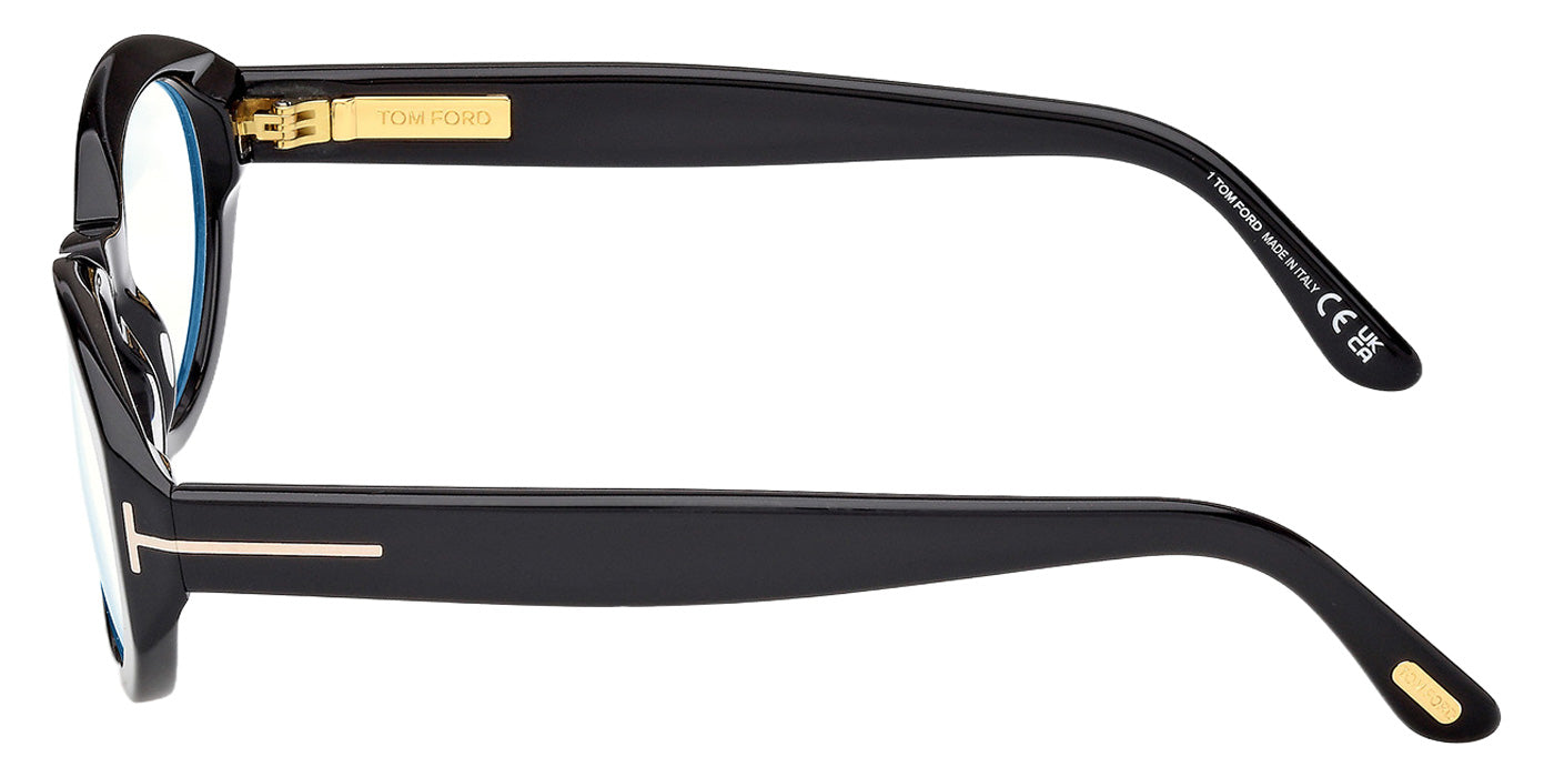 Tom Ford FT6067-B 001 54 - Shiny Black / Blue Filter #id:ft6067b001_s:100110