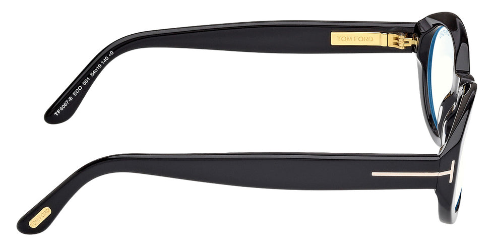 Tom Ford FT6067-B 001 54 - Shiny Black / Blue Filter #id:ft6067b001_s:100130