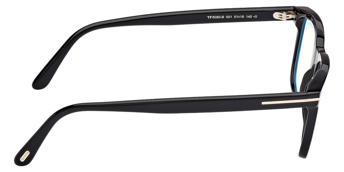 Tom Ford FT6080-B 001 55 - Shiny Black / Blue Filter #id:ft6080b001_s:100130