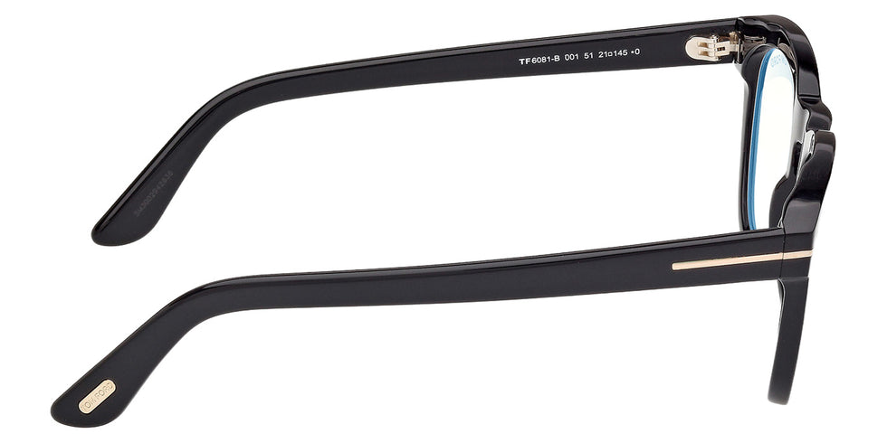 Tom Ford FT6081-B 001 51 - Shiny Black / Blue Filter #id:ft6081b001_s:100130