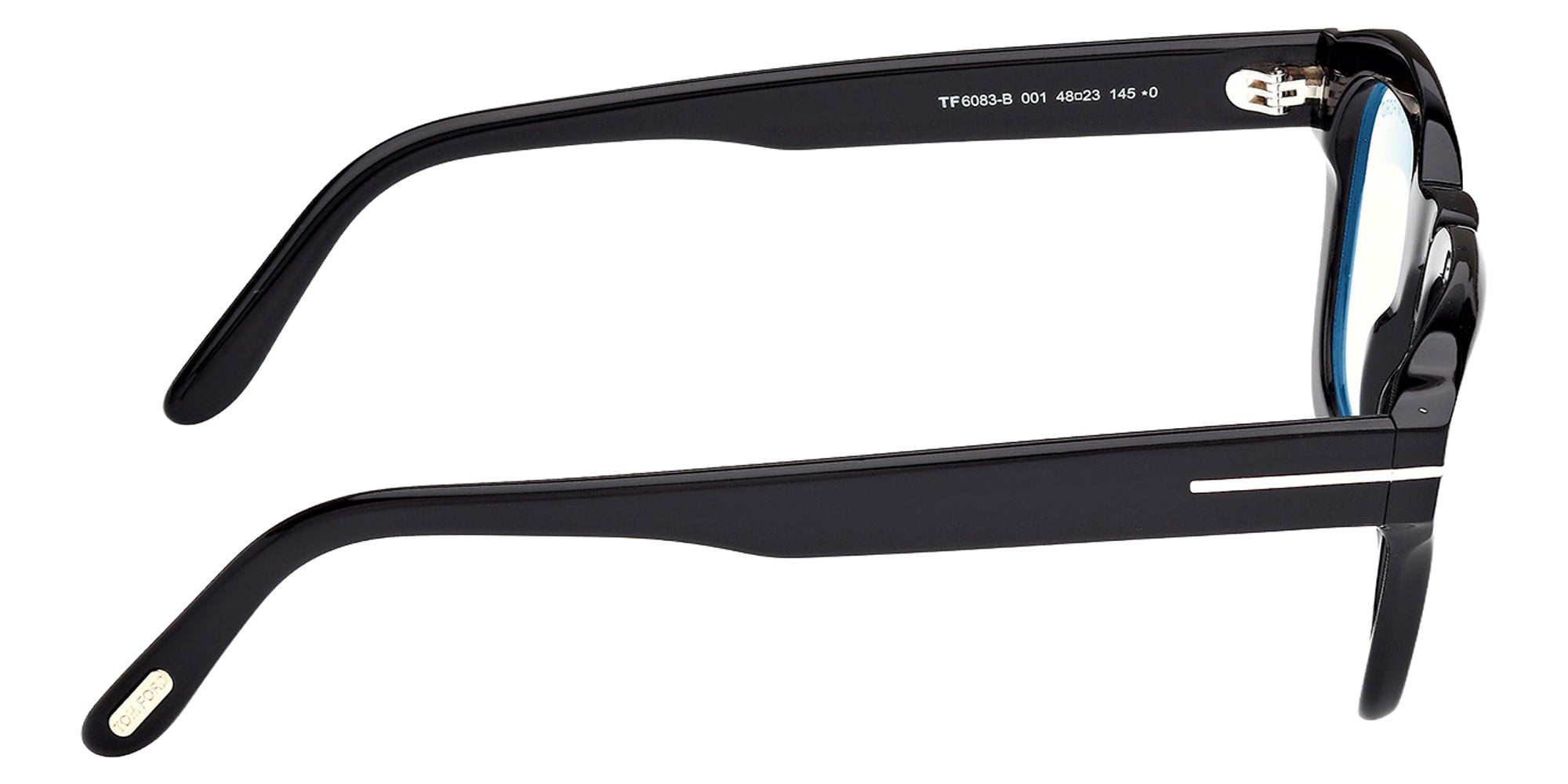 Tom Ford FT6083-B 001 48 - Shiny Black / Blue Filter 001 #id:ft6083b001_s:100130