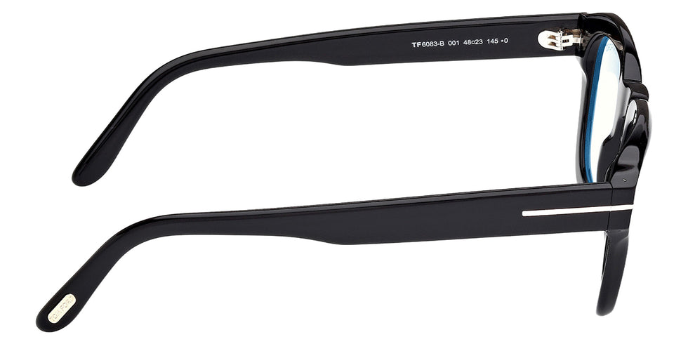 Tom Ford FT6083-B 001 48 - Shiny Black / Blue Filter 001 #id:ft6083b001_s:100130