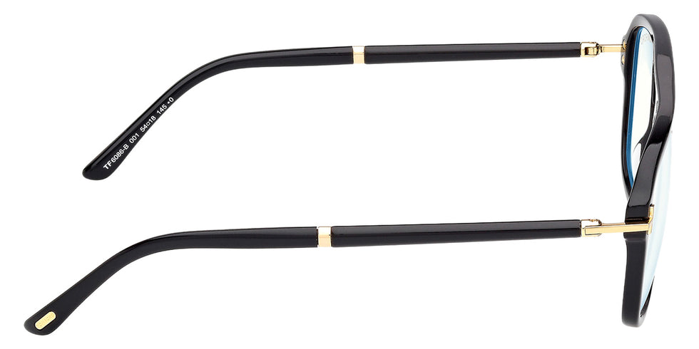 Tom Ford FT6086-B 001 54 - Shiny Black / Blue Filter #id:ft6086b001_s:100130