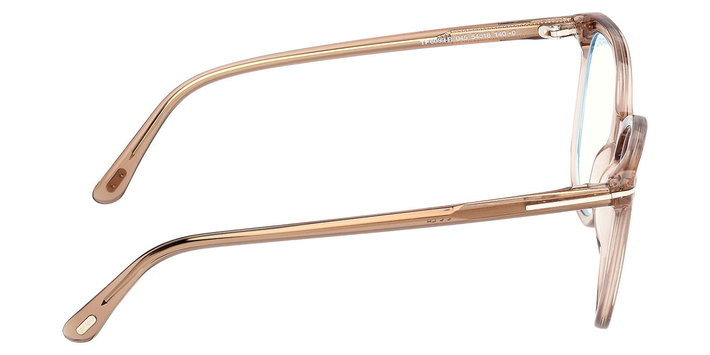 Tom Ford FT6089-B 045 54 - Shiny Light Brown / Blue Filter #id:ft6089b045_s:102130