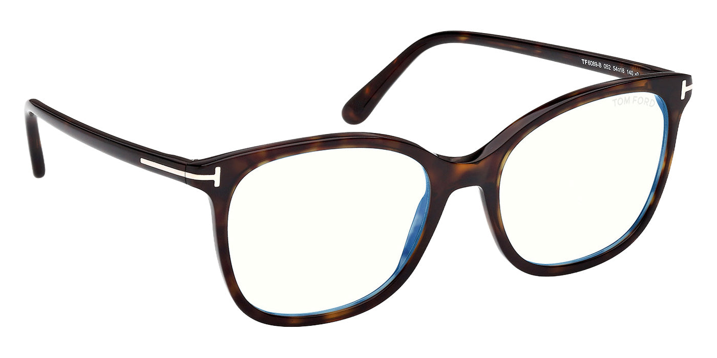 Tom Ford FT6089-B 052 54 - Dark Havana / Blue Filter #id:ft6089b052_s:104135