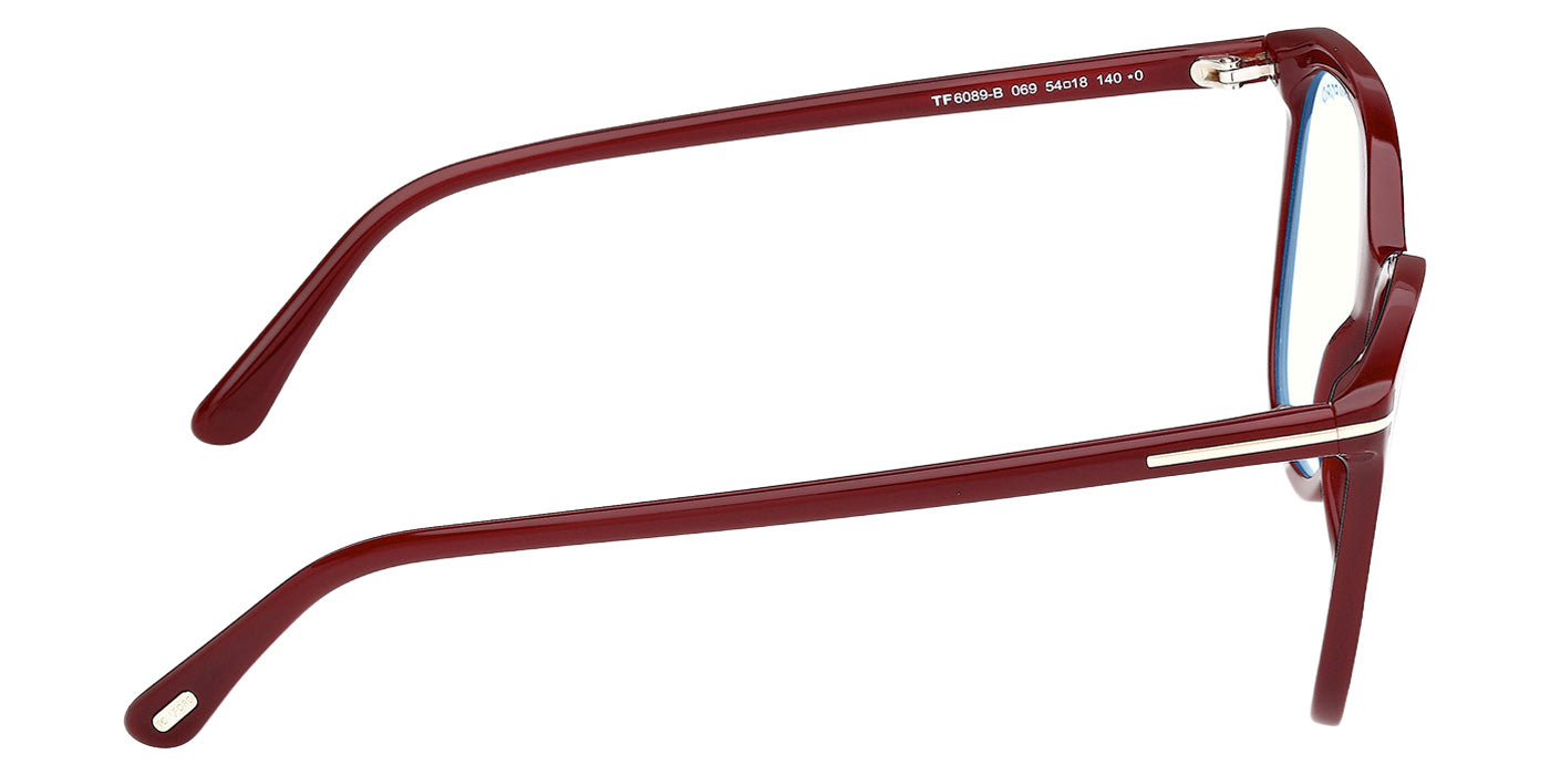 Tom Ford FT6089-B 069 54 - Shiny Bordeaux / Blue Filter #id:ft6089b069_s:106130