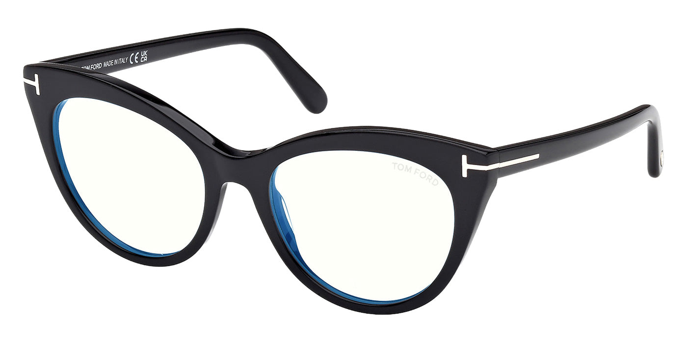 Tom Ford FT6091-B 001 53 - Shiny Black / Blue Filter #id:ft6091b001_s:100105