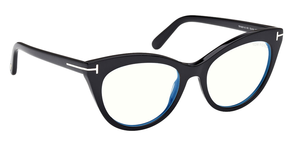 Tom Ford FT6091-B 001 53 - Shiny Black / Blue Filter #id:ft6091b001_s:100135