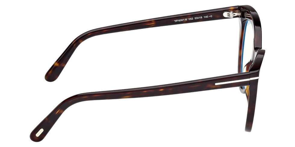 Tom Ford FT6091-B 052 53 - Dark Havana / Blue Filter #id:ft6091b052_s:102130