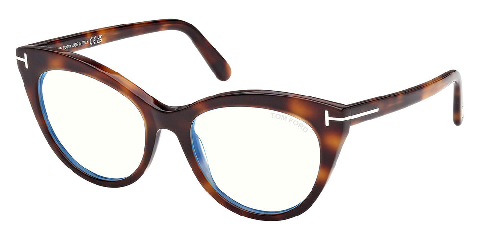 Tom Ford FT6091-B 053 53 - Blonde Havana / Blue Filter #id:ft6091b053_s:104105