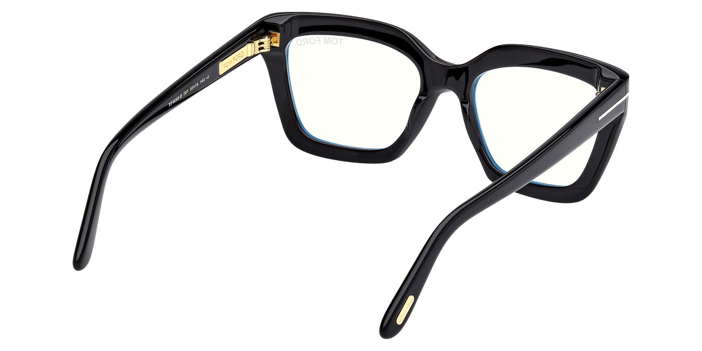 Tom Ford FT6093-B 001 53 - Shiny Black / Blue Filter #id:ft6093b001_s:100125