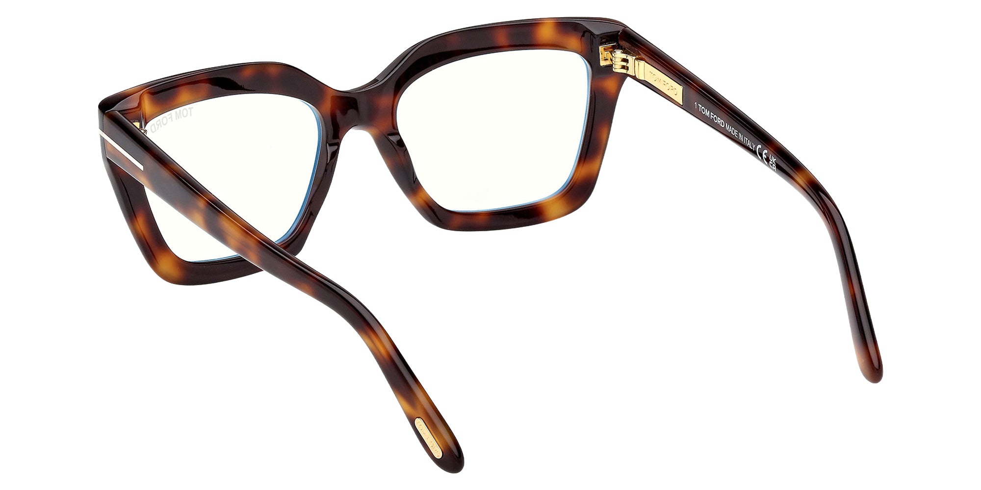 Tom Ford FT6093-B 053 53 - Blonde Havana / Blue Filter 053 #id:ft6093b053_s:100115