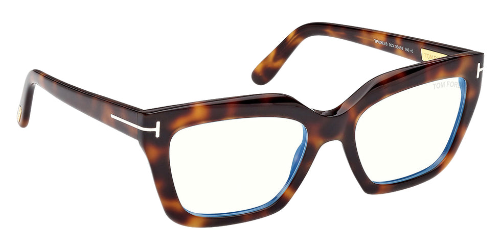 Tom Ford FT6093-B 053 53 - Blonde Havana / Blue Filter 053 #id:ft6093b053_s:100135