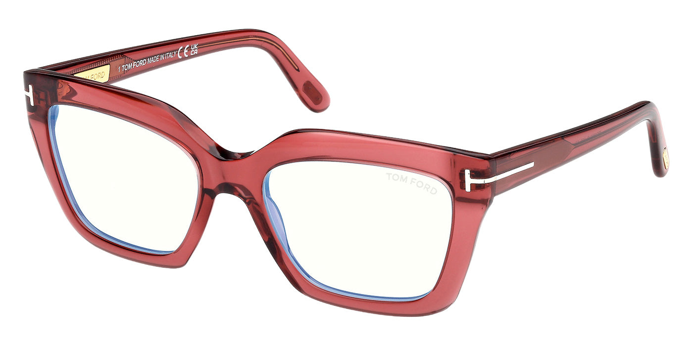 Tom Ford FT6093-B 069 53 - Shiny Bordeaux / Blue Filter #id:ft6093b069_s:104105