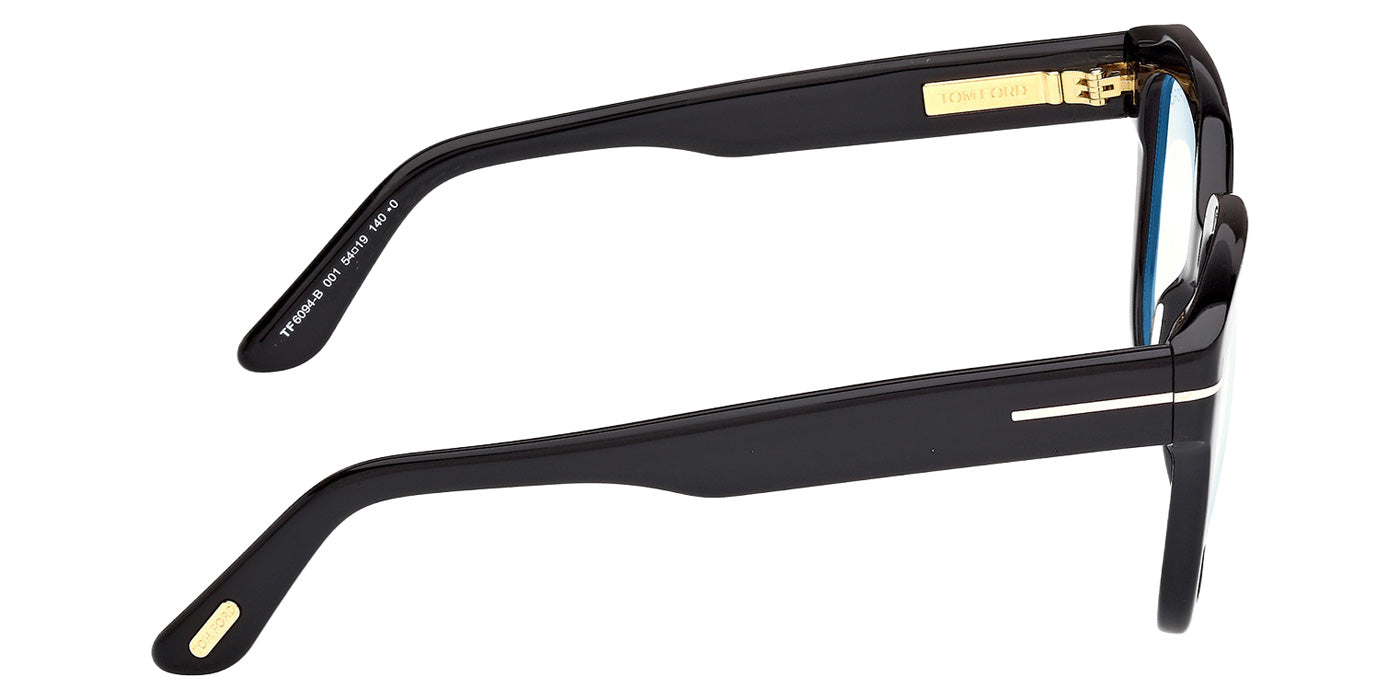 Tom Ford FT6094-B 001 54 - Shiny Black / Blue Filter #id:ft6094b001_s:100130