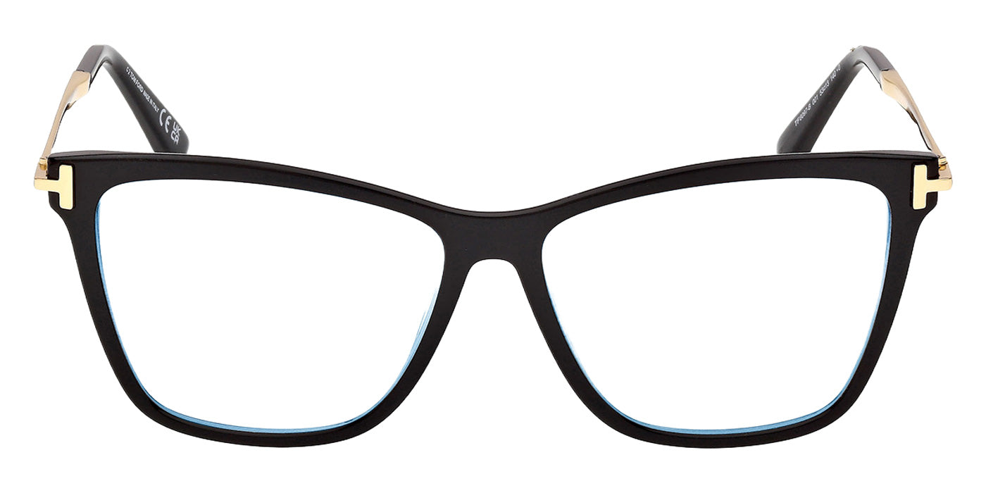 Tom Ford FT6097-B 001 53 - Shiny Black / Blue Filter #id:ft6097b001_s:100100