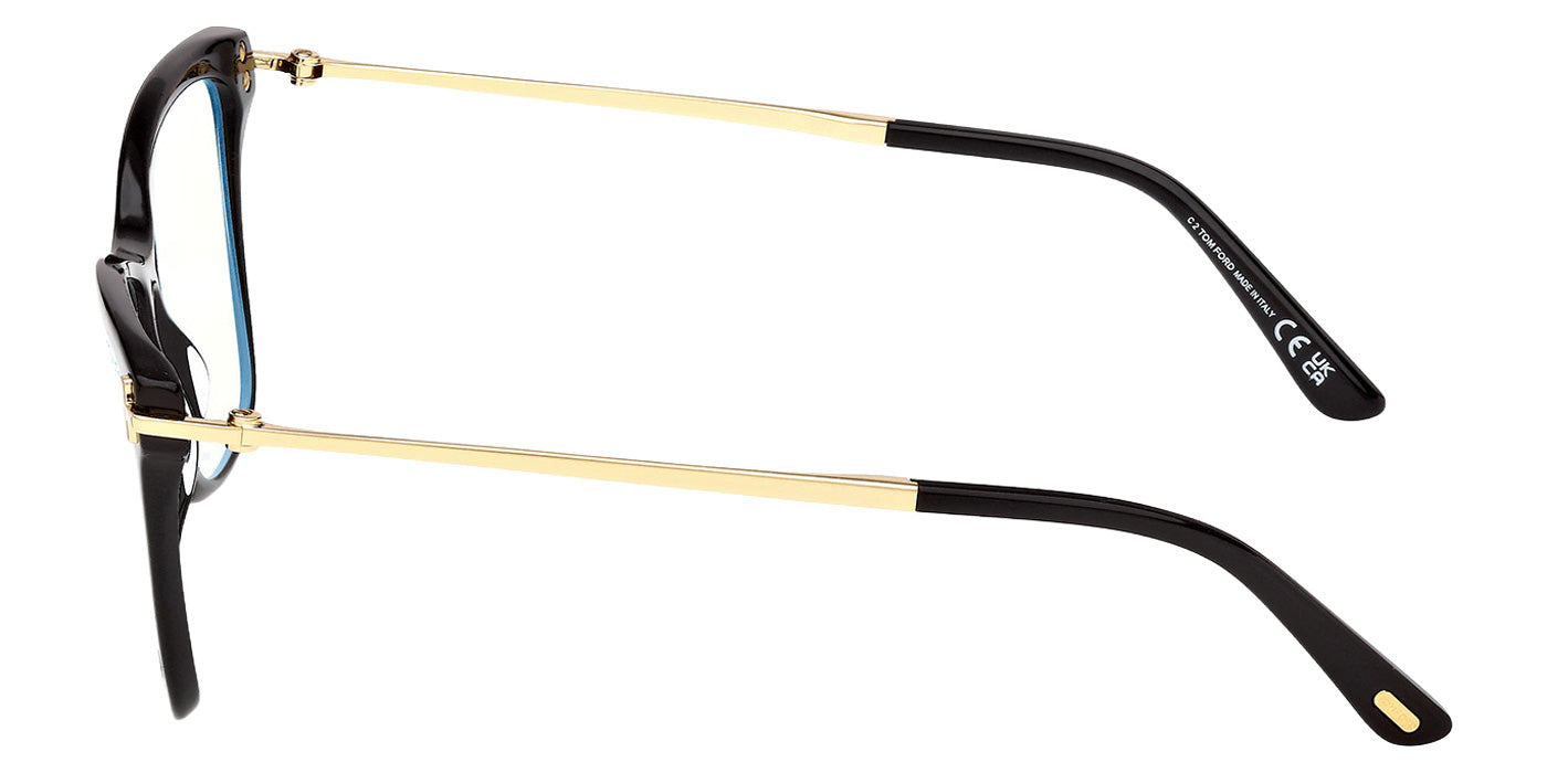 Tom Ford FT6097-B 001 53 - Shiny Black / Blue Filter #id:ft6097b001_s:100110