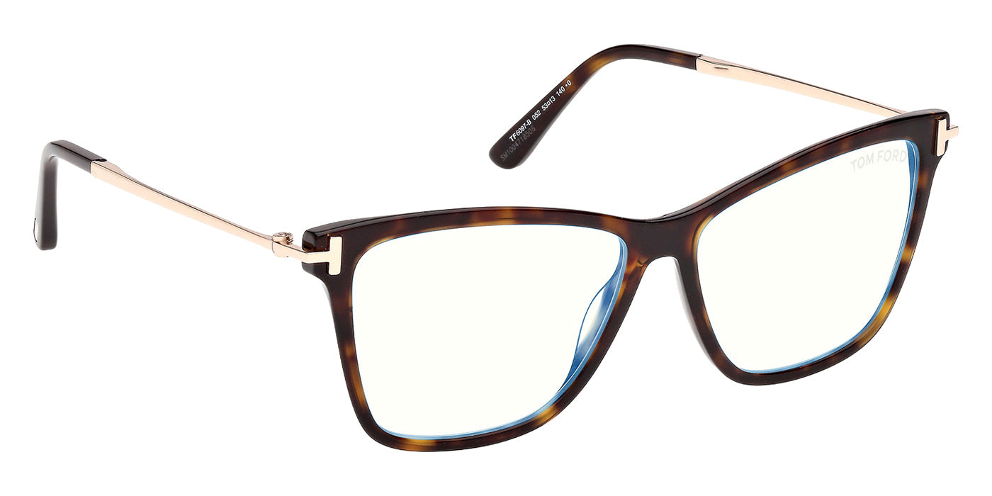 Tom Ford FT6097-B 052 53 - Dark Havana / Blue Filter #id:ft6097b052_s:102135