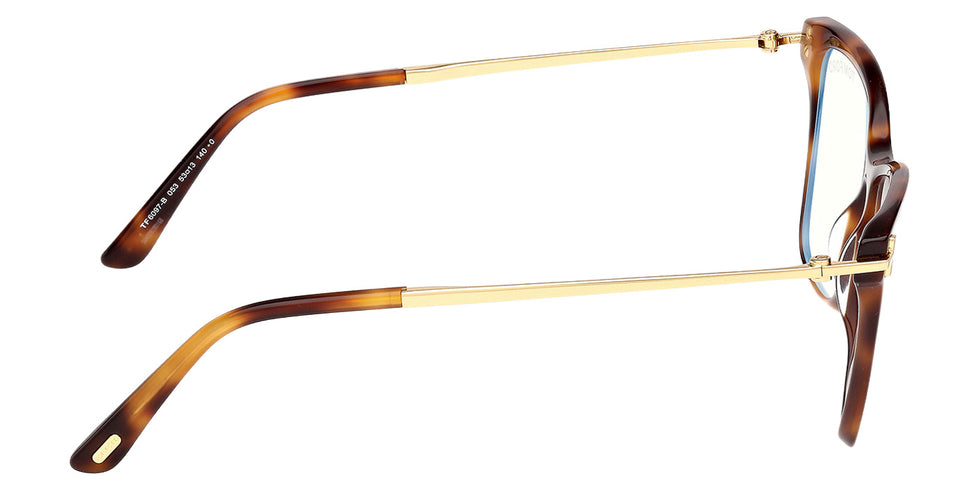 Tom Ford FT6097-B 053 53 - Blonde Havana / Blue Filter #id:ft6097b053_s:104130