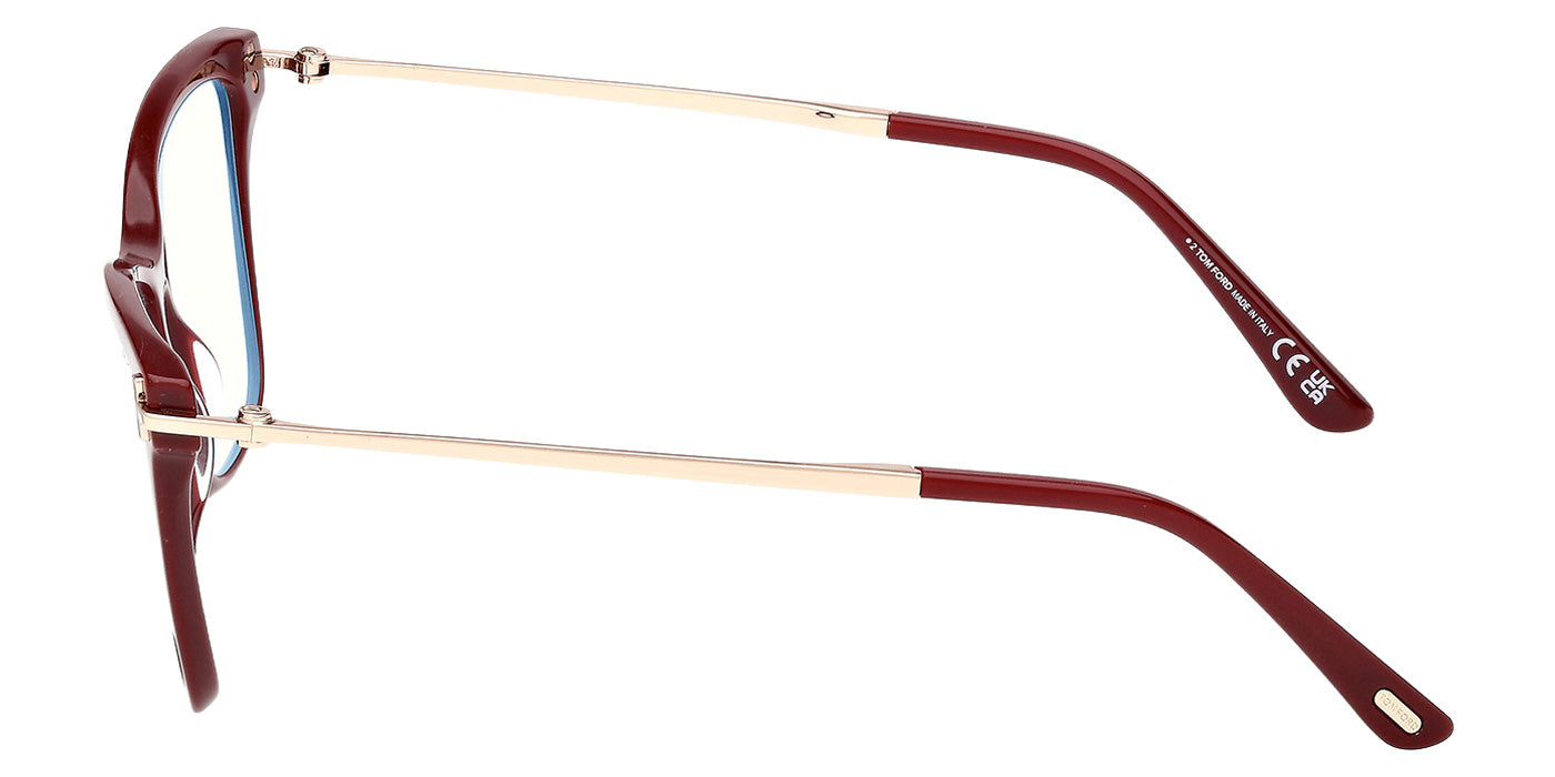 Tom Ford FT6097-B 069 53 - Shiny Bordeaux / Blue Filter #id:ft6097b069_s:106110