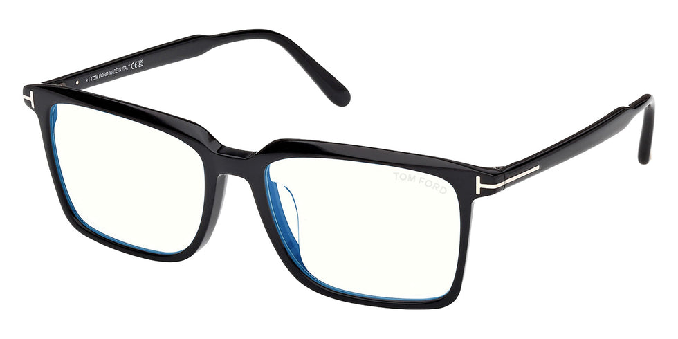 Tom Ford FT6100-D-B 001 56 - Shiny Black / Blue Filter #id:ft6100db001_s:100105