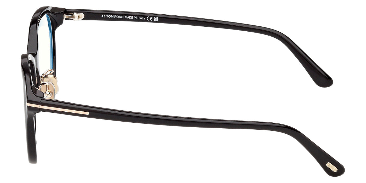 Tom Ford FT6102-D-B 001 52 - Shiny Black / Blue Filter #id:ft6102db001_s:100110