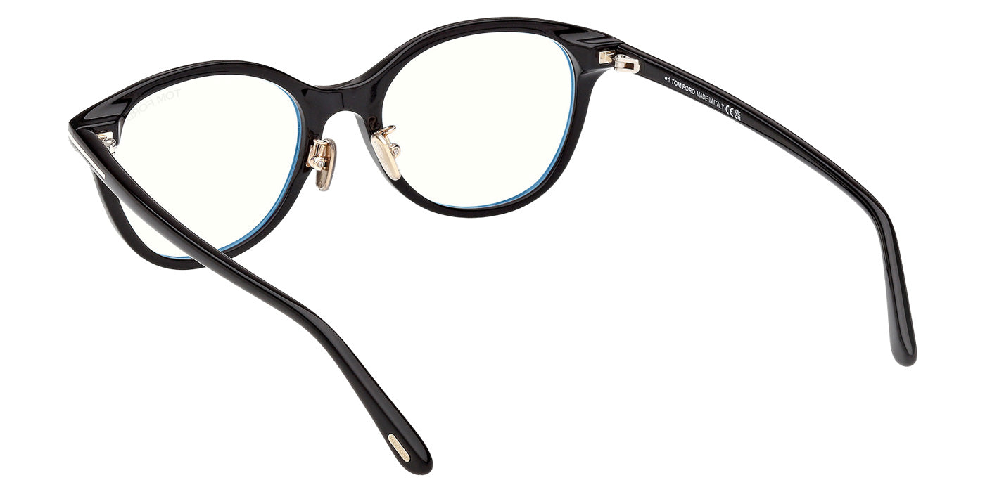 Tom Ford FT6102-D-B 001 52 - Shiny Black / Blue Filter #id:ft6102db001_s:100115