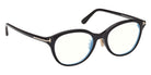Tom Ford FT6102-D-B 001 52 - Shiny Black / Blue Filter #id:ft6102db001_s:100135