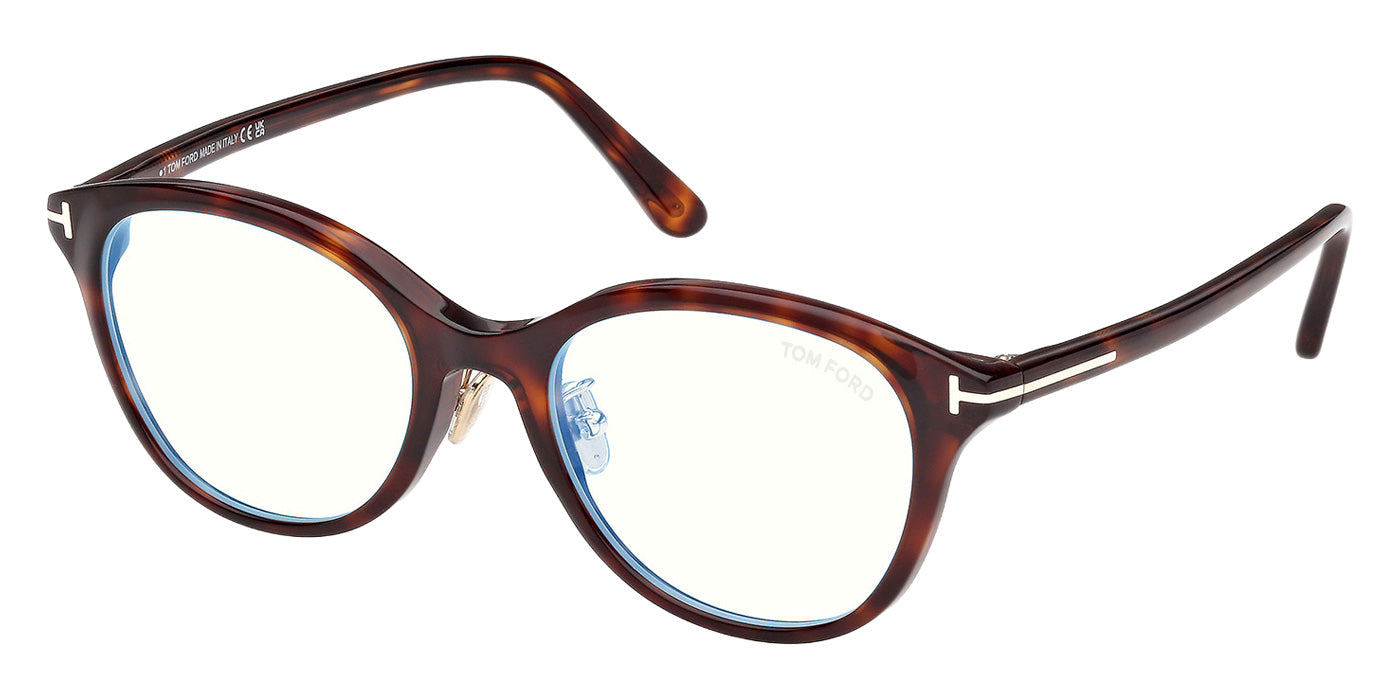 Tom Ford FT6102-D-B 054 52 - Red Havana / Blue Filter #id:ft6102db054_s:102105