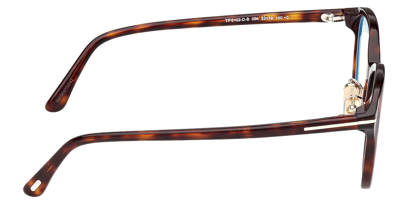 Tom Ford FT6102-D-B 054 52 - Red Havana / Blue Filter #id:ft6102db054_s:102130