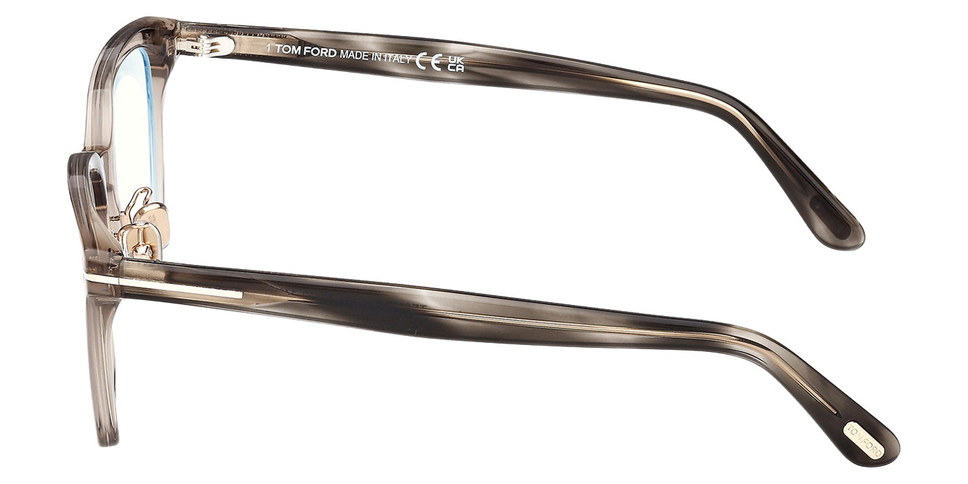 Tom Ford FT6103-D-B 045 53 - Shiny Light Brown / Blue Filter #id:ft6103db045_s:102110