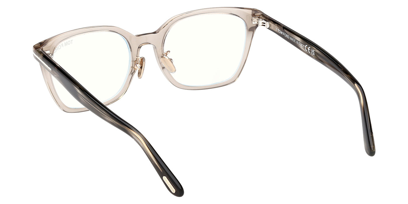 Tom Ford FT6103-D-B 045 53 - Shiny Light Brown / Blue Filter #id:ft6103db045_s:102115