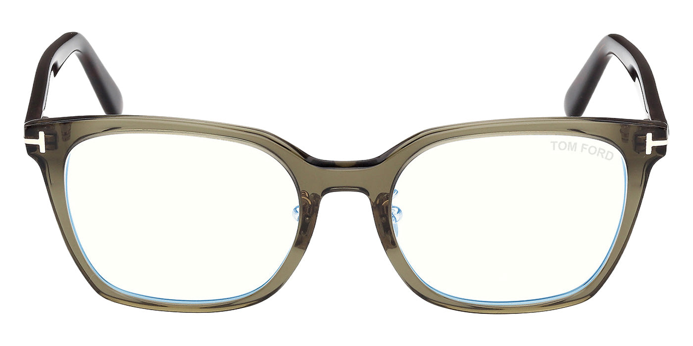 Tom Ford FT6103-D-B 096 53 - Shiny Dark Green / Blue Filter #id:ft6103db096_s:104100