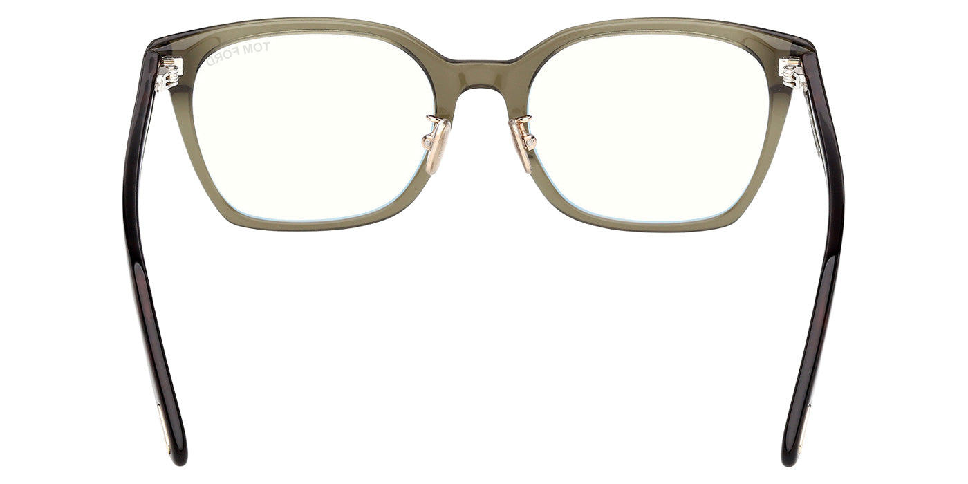Tom Ford FT6103-D-B 096 53 - Shiny Dark Green / Blue Filter #id:ft6103db096_s:104120
