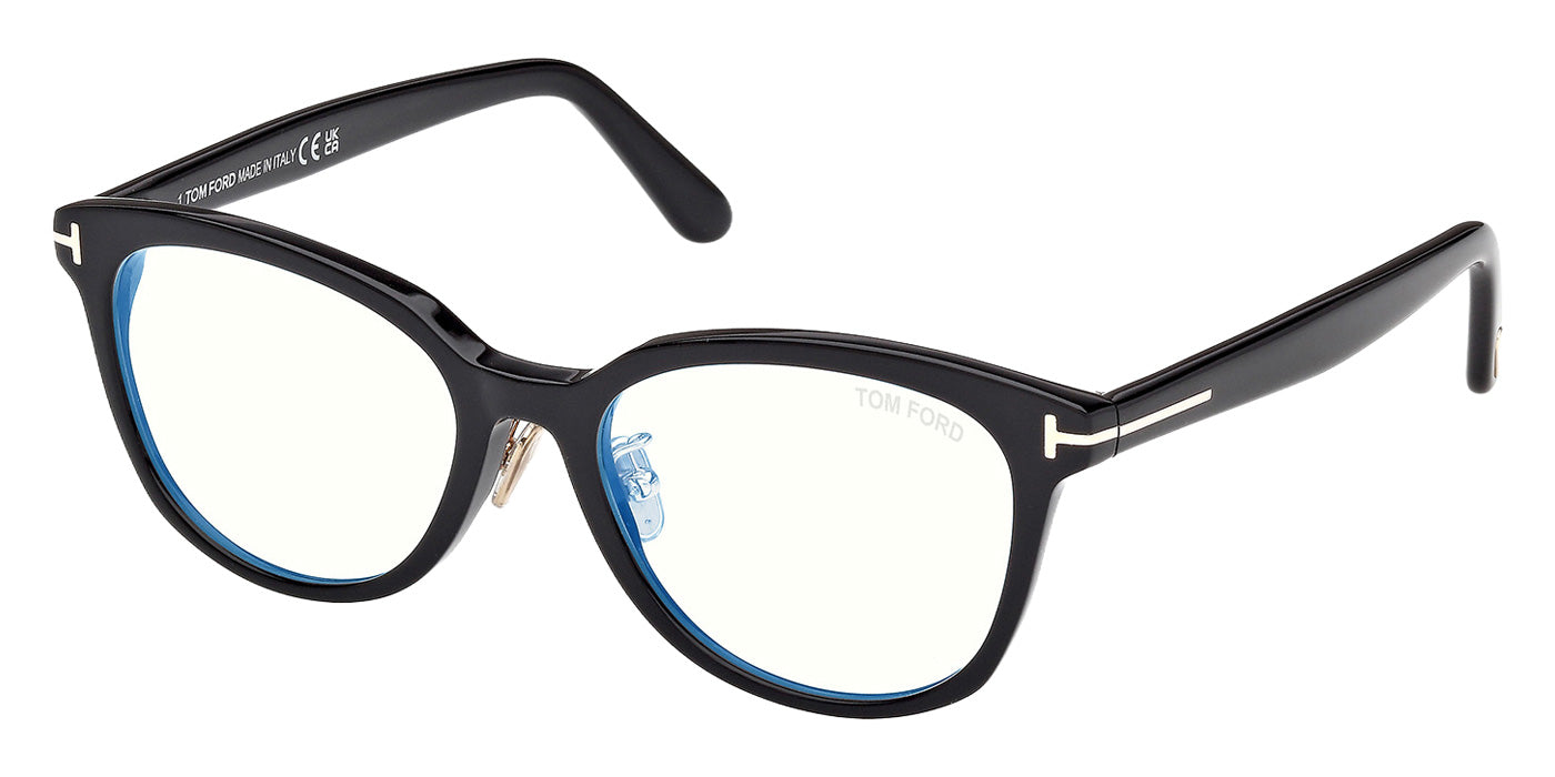 Tom Ford FT6104-D-B 001 52 - Shiny Black / Blue Filter #id:ft6104db001_s:100105