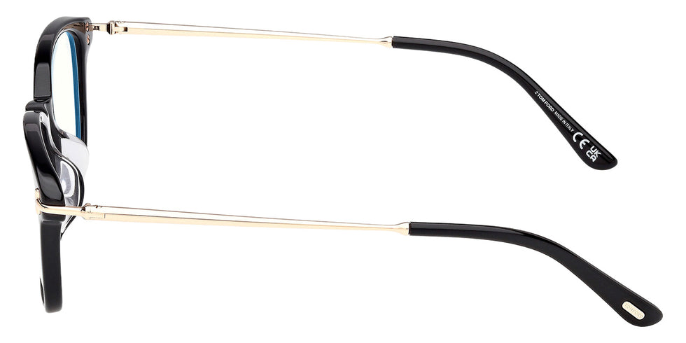 Tom Ford FT6105-D-B 001 54 - Shiny Black / Blue Filter #id:ft6105db001_s:100110