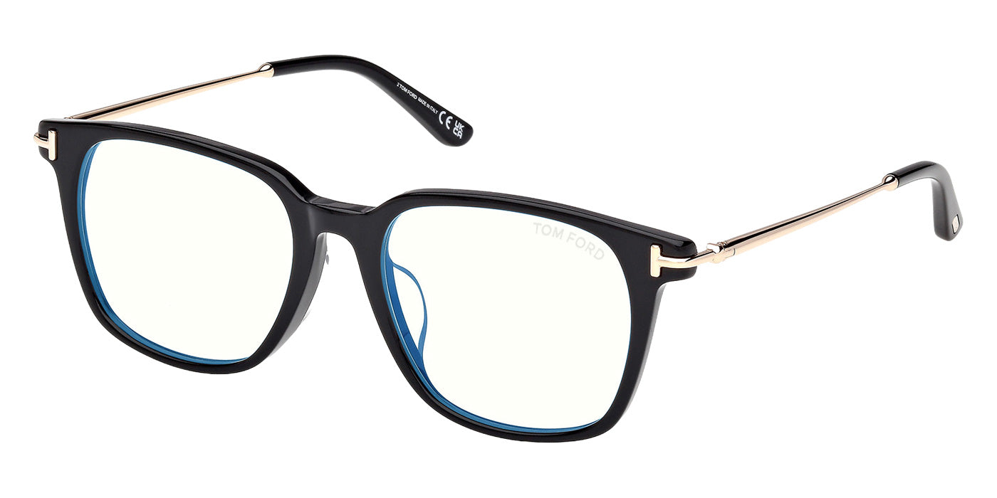 Tom Ford FT6106-D-B 001 53 - Shiny Black / Blue Filter #id:ft6106db001_s:100105
