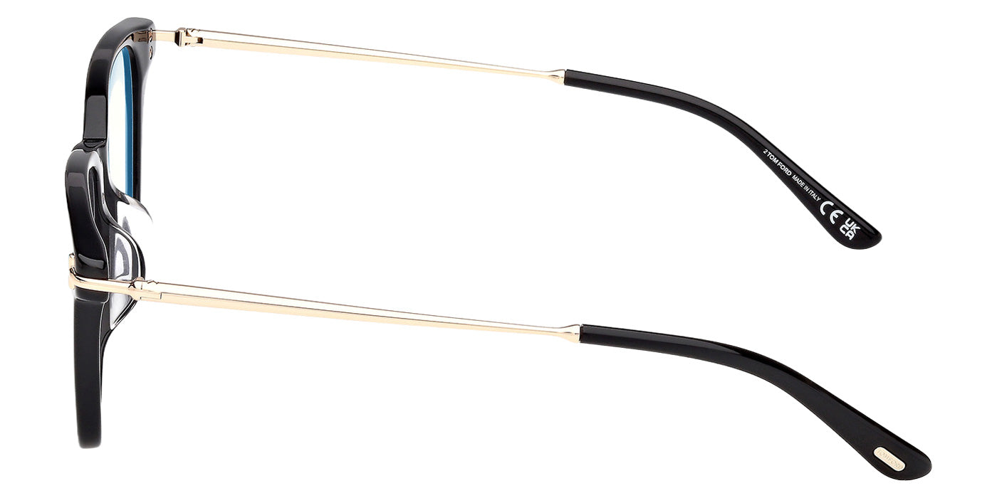 Tom Ford FT6106-D-B 001 53 - Shiny Black / Blue Filter #id:ft6106db001_s:100110