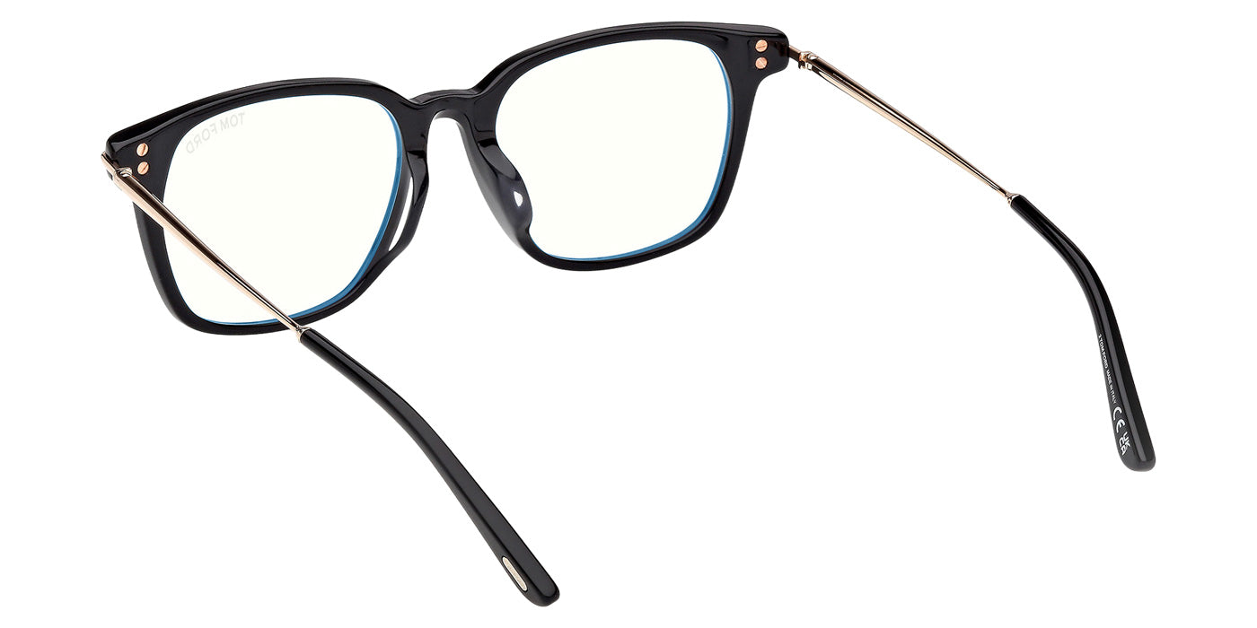 Tom Ford FT6106-D-B 001 53 - Shiny Black / Blue Filter #id:ft6106db001_s:100115