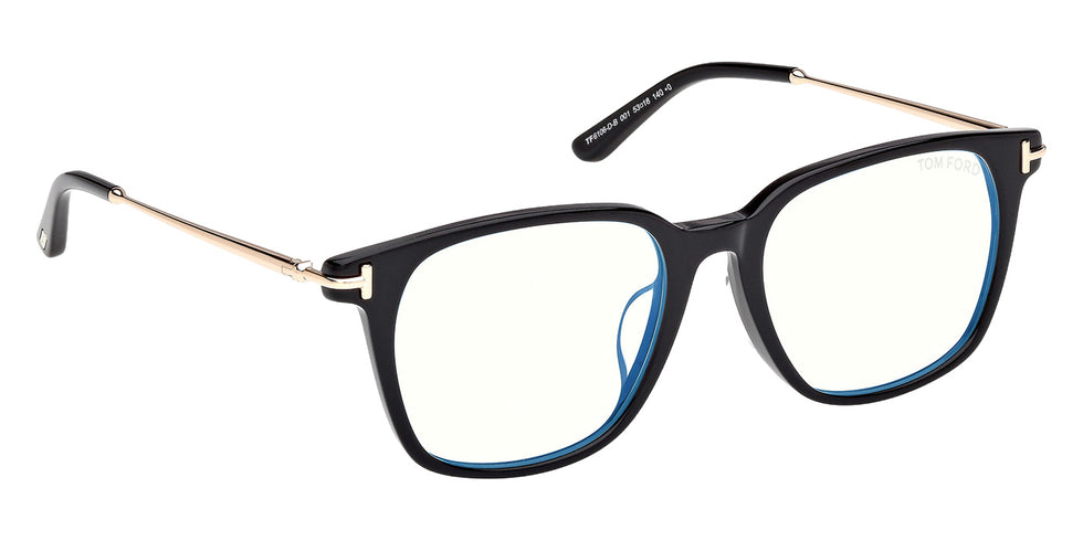 Tom Ford FT6106-D-B 001 53 - Shiny Black / Blue Filter #id:ft6106db001_s:100135