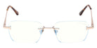 Tom Ford FT6117-B 028 54 - Shiny Rose Gold / Blue Filter #id:ft6117b028_s:102100
