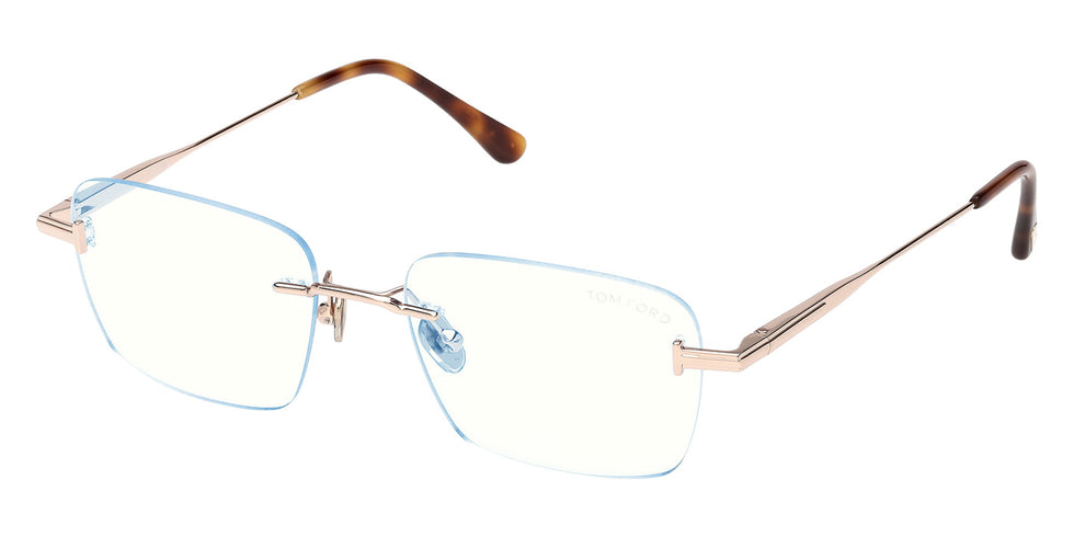 Tom Ford FT6117-B 028 54 - Shiny Rose Gold / Blue Filter #id:ft6117b028_s:102105