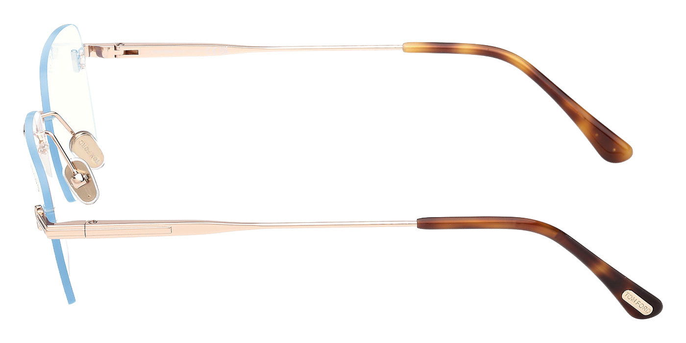 Tom Ford FT6117-B 028 54 - Shiny Rose Gold / Blue Filter #id:ft6117b028_s:102110