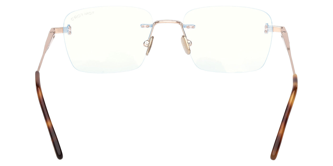 Tom Ford FT6117-B 028 54 - Shiny Rose Gold / Blue Filter #id:ft6117b028_s:102120