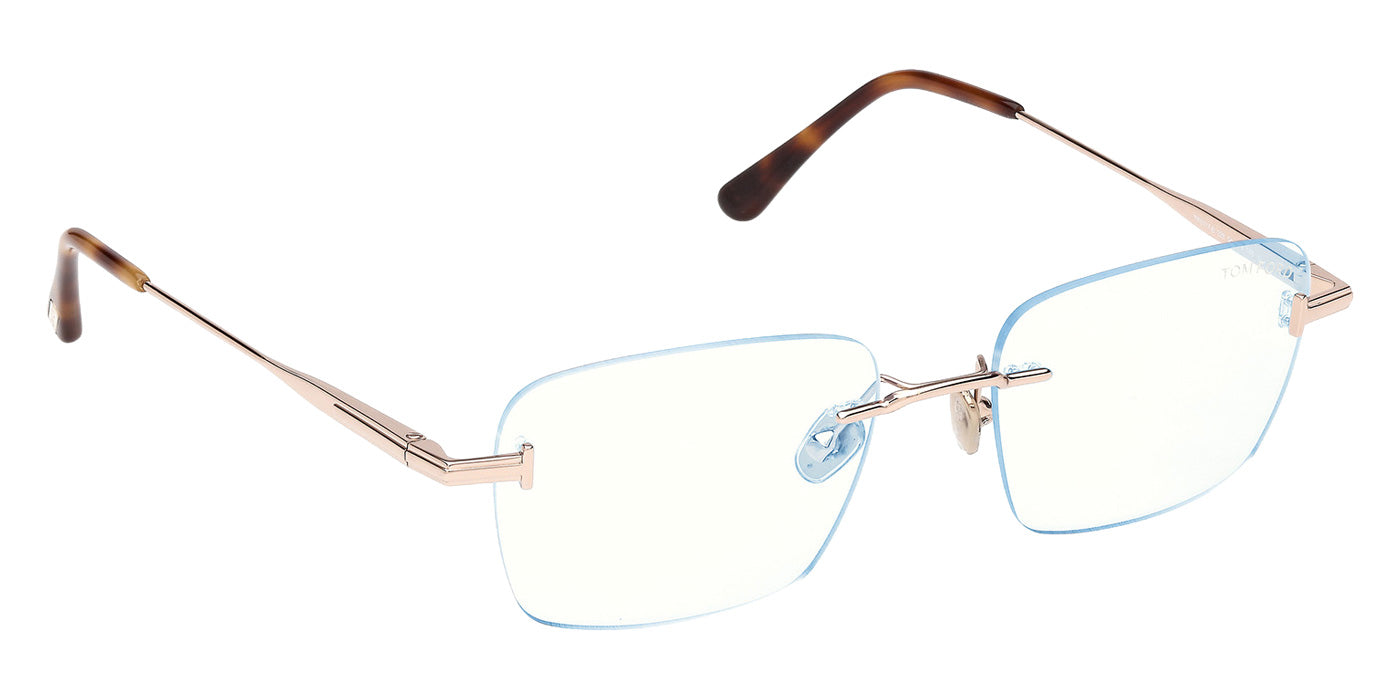 Tom Ford FT6117-B 028 54 - Shiny Rose Gold / Blue Filter #id:ft6117b028_s:102135