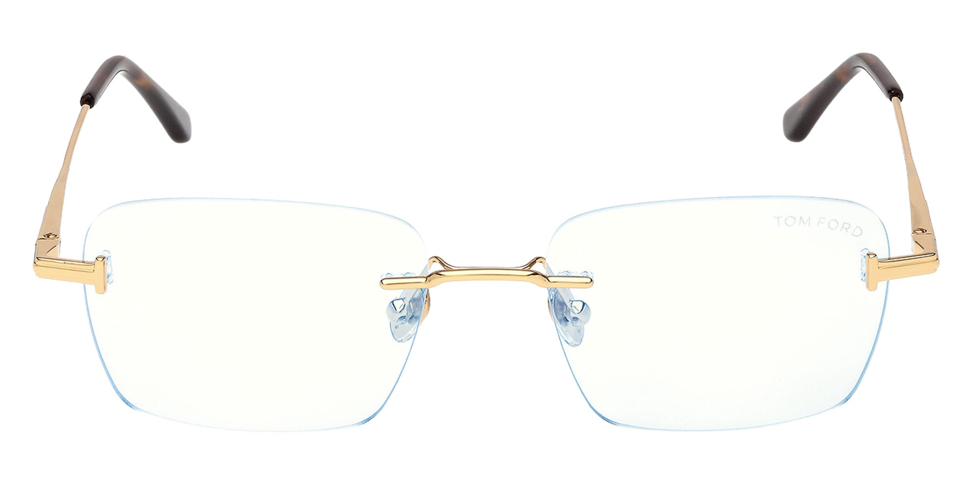 Tom Ford FT6117-B 030 54 - Shiny Deep Gold / Blue Filter 030 #id:ft6117b030_s:100100