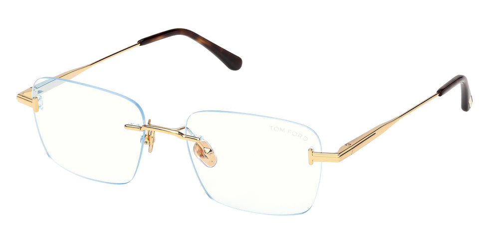 Tom Ford FT6117-B 030 54 - Shiny Deep Gold / Blue Filter 030 #id:ft6117b030_s:100105